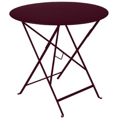 Fermob Bistro Round Folding Table - Color: Red - Size: 30 - 0233B9