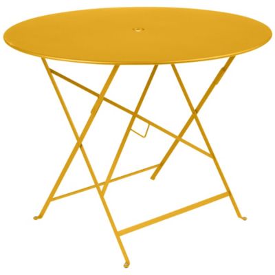 FRM2408228 Fermob Bistro Round Folding Table - Color: Yellow  sku FRM2408228