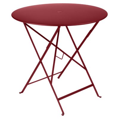 Fermob Bistro Round Folding Table - Color: Red - Size: 30 - 023343