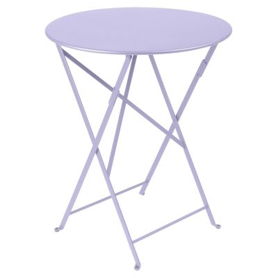 FRM2566489 Fermob Bistro Round Folding Table - Color: Purple  sku FRM2566489