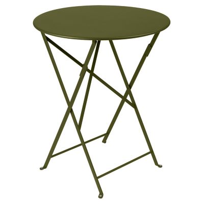 FRM2566493 Fermob Bistro Round Folding Table - Color: Green - sku FRM2566493