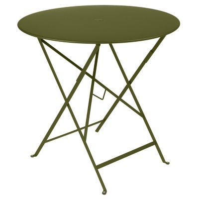 Fermob Bistro Round Folding Table - Color: Green - Size: 30 - 0233D3