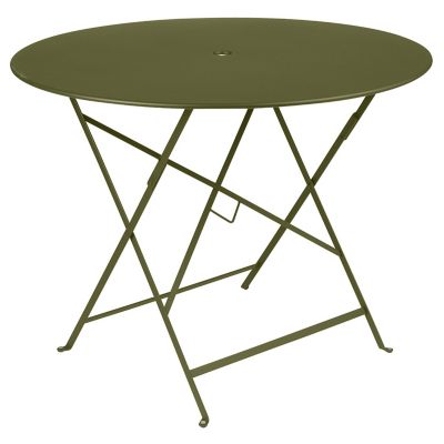 Fermob Bistro Round Folding Table - Color: Green - Size: 38 - 0235D3