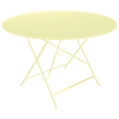 Fermob Bistro Round Folding Table - Color: Yellow - Size: 46 - 0237A6