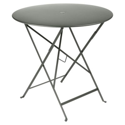 Fermob Bistro Round Folding Table - Color: Grey - Size: 30 - 023348