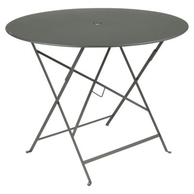 Fermob Bistro Round Folding Table - Color: Grey - Size: 38 - 023548