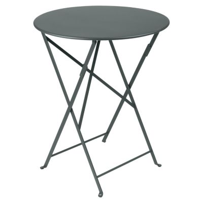 Fermob Bistro Round Folding Table - Color: Grey - Size: 24 - 024526