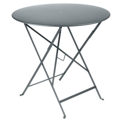 Fermob Bistro Round Folding Table - Color: Grey - Size: 30 - 023326