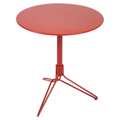 Fermob Flower Pedestal Table - Color: Red - 711067