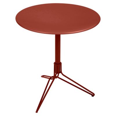 FRM1834984 Fermob Flower Pedestal Table - Color: Red - 711020 sku FRM1834984