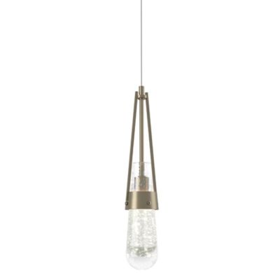 Hubbardton Forge Link Mini Pendant Light - Color: Clear - Size: 1 light - 1