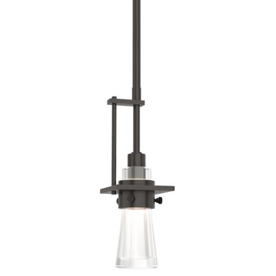 Hubbardton Forge Erlenmeyer Mini Pendant Light - Color: Clear - Size: 1 lig