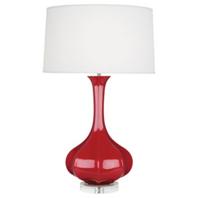 Robert Abbey Pike Table Lamp - Color: Red - Size: 1 light - RR996