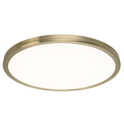 dweLED Geos LED Flushmount Light - Color: Brass - Size: 15 - FM-4615-27-