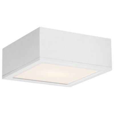 WAC Lighting Rubix Square LED Flushmount Light - Color: White - Size: 1 lig