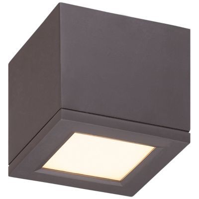 WAC Lighting Rubix LED Flushmount Light - Color: Bronze - Size: 1 light - F