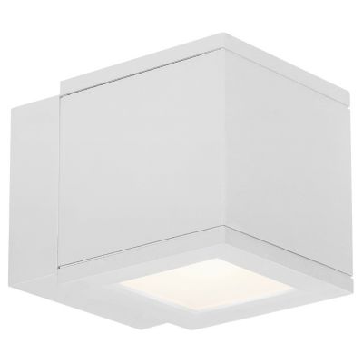 WAC Lighting Rubix Outdoor LED Wall Sconce - Color: White - Size: 1 light -