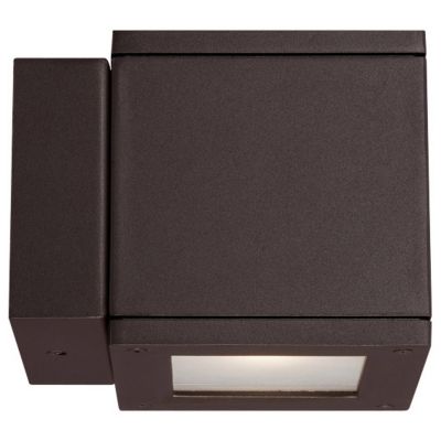 WAC Lighting Rubix Outdoor LED Wall Sconce - Color: Bronze - Size: 1 light 