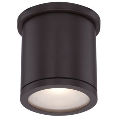 WAC Lighting Tube LED Flushmount Light - Color: Bronze - Size: 1 light - FM