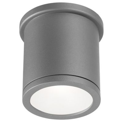 WAC Lighting Tube LED Flushmount Light - Color: Grey - Size: 1 light - FM-W