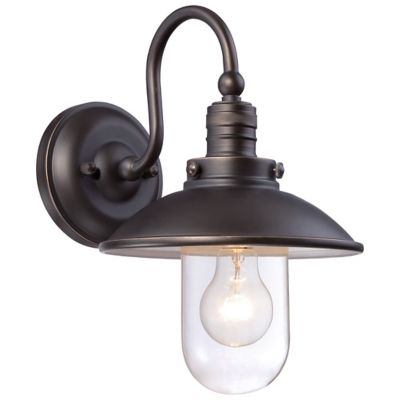 Downtown Edison Domed Outdoor Wall Sconce