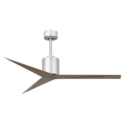 Atlas Fan Company Eliza Ceiling Fan - Color: Silver - Blade Color: Gray Ash