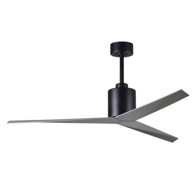 Atlas Fan Company Eliza Ceiling Fan - Color: Black - Blade Color: Brushed N