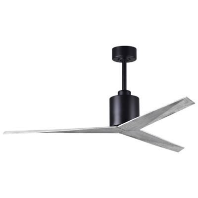 Atlas Fan Company Eliza Ceiling Fan - Color: Black - Blade Color: Barn Wood