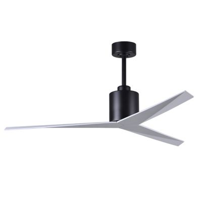 Atlas Fan Company Eliza Ceiling Fan - Color: Black - Blade Color: Gloss Whi