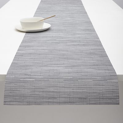 Chilewich Bamboo Table Runner - Color: Grey - 100101-030
