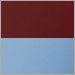 Burgundy with Light Blue
