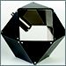 Black Exterior / Satin Nickel Interior