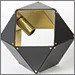 Black Exterior / Satin Brass Interior