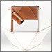 White Exterior / Satin Copper Interior