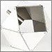 White Exterior / Satin Nickel Interior