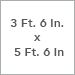 3 Ft. 6 In. x 5 Ft. 6 In