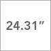 24.31 inches