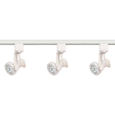 MR16 Gimbal Ring 3 Light Track Kit