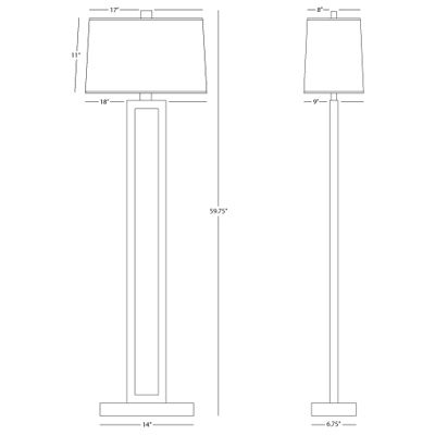 robert abbey doughnut floor lamp