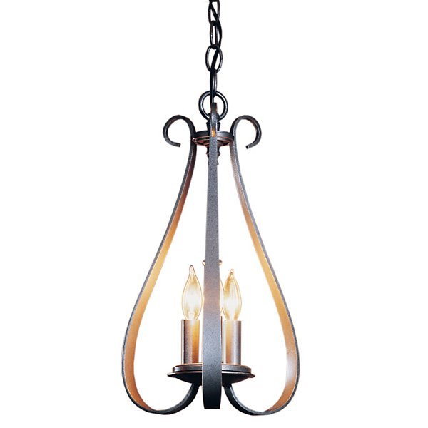Sweeping Taper Three Arms Chandelier
