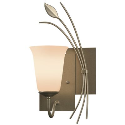 Forged Lead with Two Panels Wall Sconce