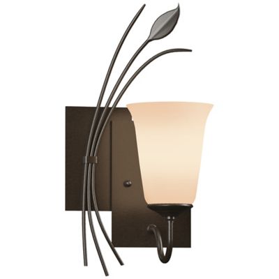 Forged Lead with Two Panels Wall Sconce