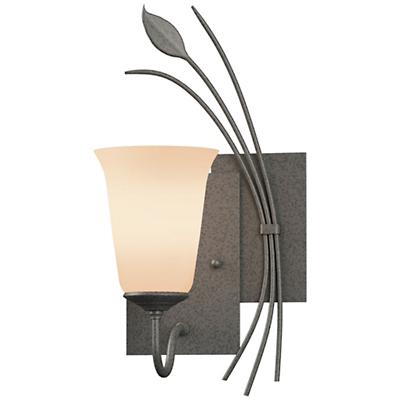 Forged Lead with Two Panels Wall Sconce