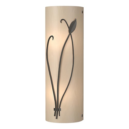 Forged Leaf and Stem Wall Sconce