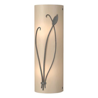 Forged Leaf and Stem Wall Sconce