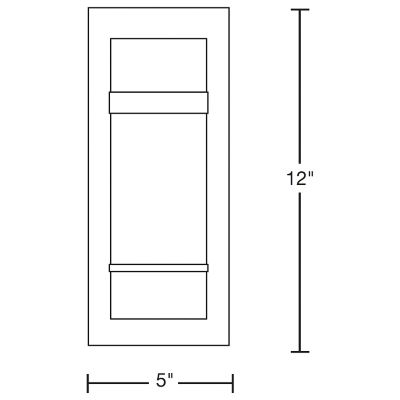 Banded Wall Sconce with Horizontal Bars by Hubbardton Forge at Lumens.com