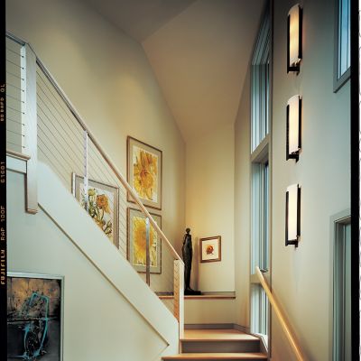 Forged Vertical Bars ADA Wall Sconce