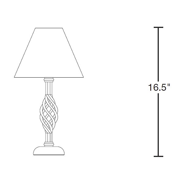 Twist Basket Table Lamp-Small