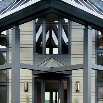 Forged Vertical Bars Outdoor Wall Sconce