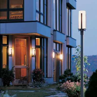Forged Vertical Bars Outdoor Wall Sconce